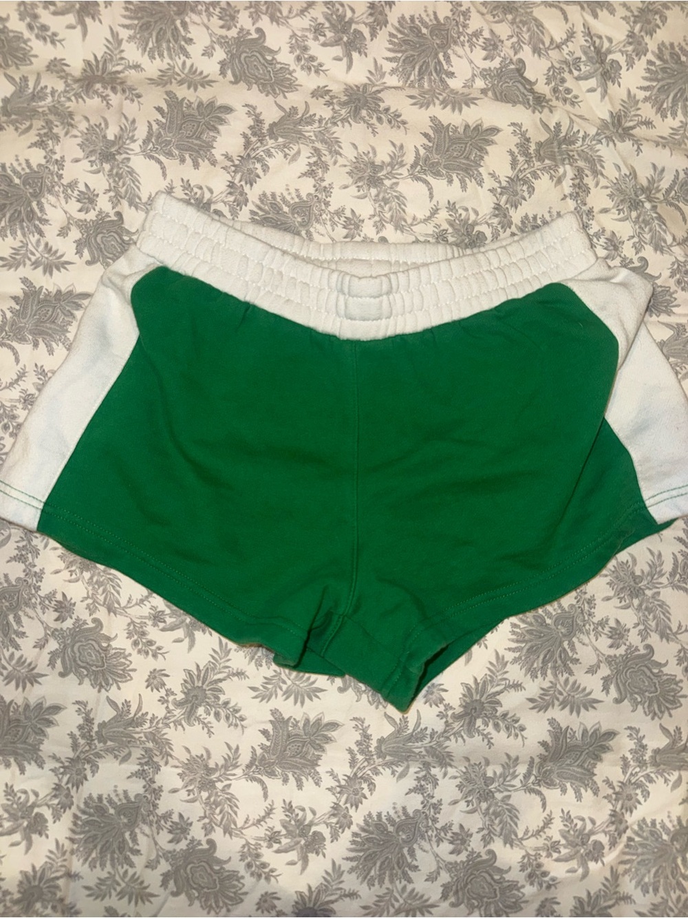 La Hearts Green and White Athletic Shorts